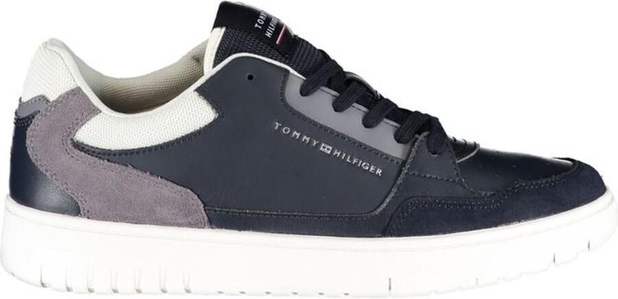 Tommy Hilfiger Blauwe Sportieve Veterschoenen met Contrastdetails en Logoprint Blue Heren - Foto 2