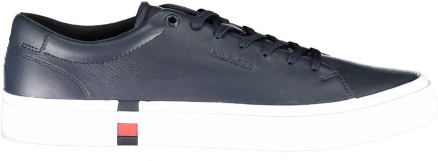 Tommy Hilfiger Blauwe Sportieve Vetersneakers met Logo Blue Heren - Foto 5