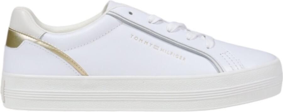 Tommy Hilfiger Leather Trainers FW0FW04276 Wo White Sneakers