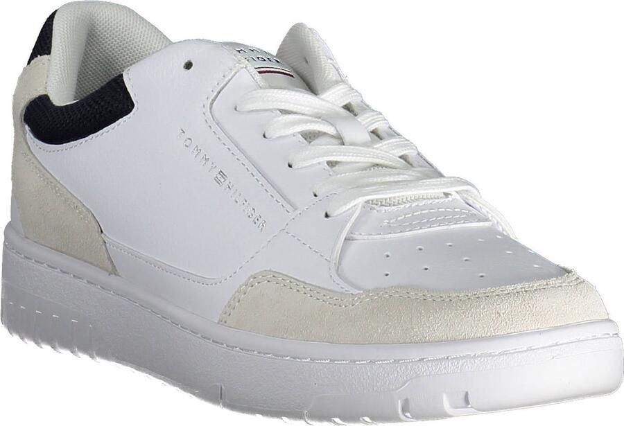 Tommy Hilfiger Sport Tommy Hilfiger TH Basket Core heren sneaker Wit - Foto 8