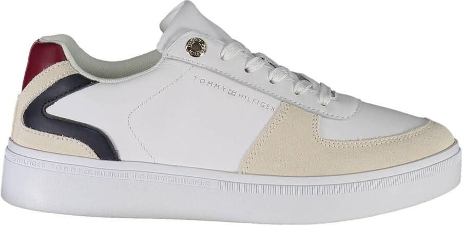 Tommy Hilfiger Leren Dames Sneakers Stijlvolle Schoenen Multicolor Dames