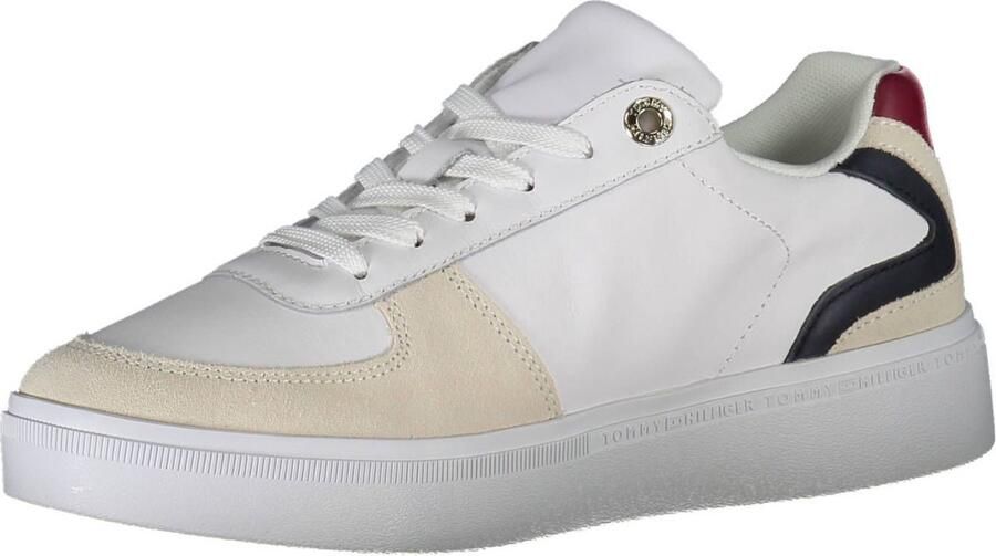 Tommy Hilfiger Leren Sneakers Stijlvolle Schoenen Multicolor