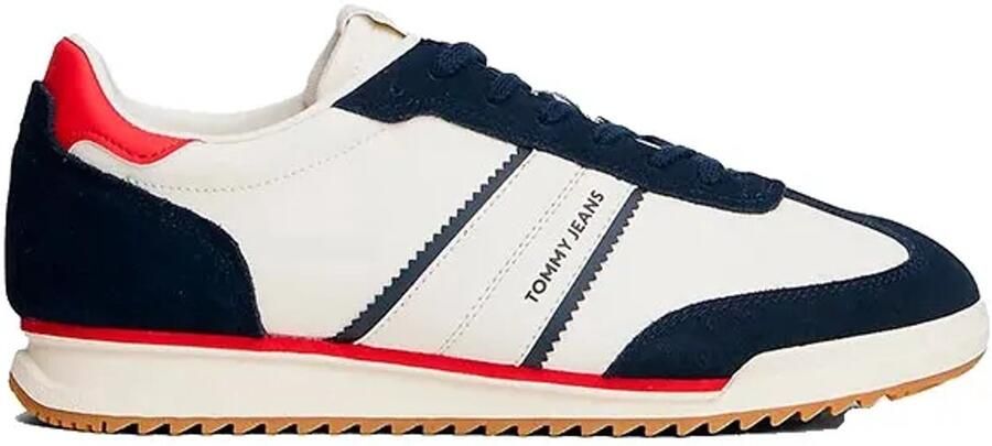 Tommy Hilfiger Retro Runner Cleated Schoenen Wit Man