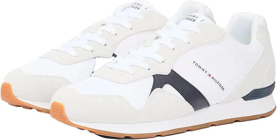 Tommy Hilfiger Runner Icon Mix Schoenen Wit Man