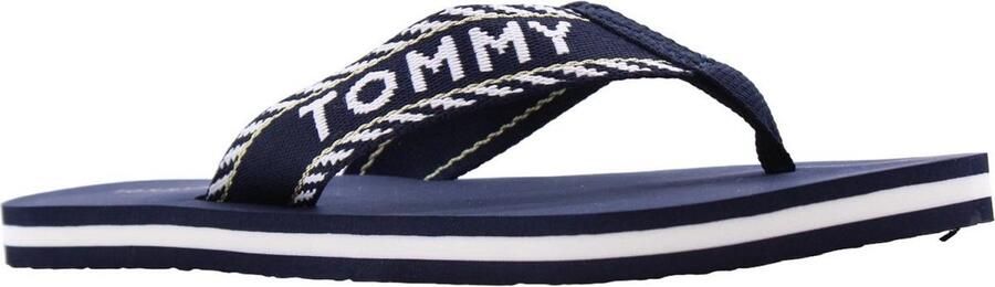 Tommy Hilfiger Teenslippers TOMMY WEBBING SANDAL super geschikt voor bad en strand