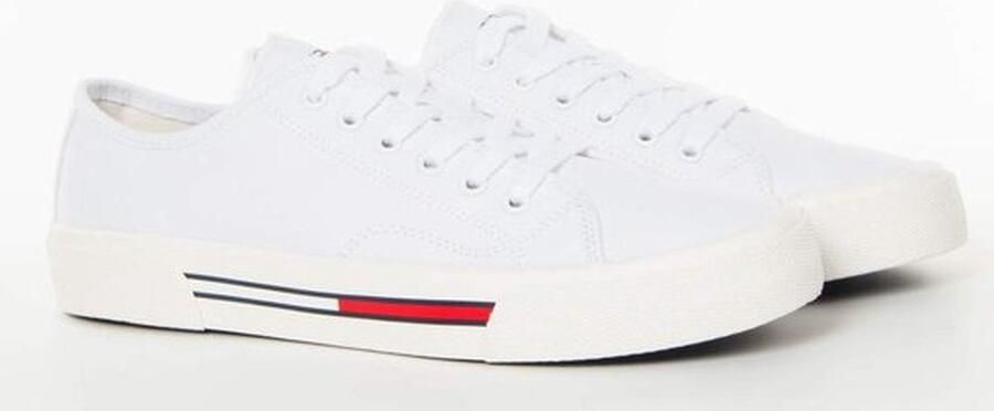 Tommy Hilfiger Tommy Jeans Serie Witte Dames Sneakers met Veters en Logo Oorspronkelijke Verpakking - Foto 2