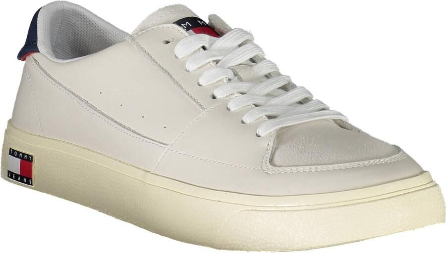 Tommy Hilfiger Witte Polyester Sneaker met Contrasterende Details White Heren - Foto 2