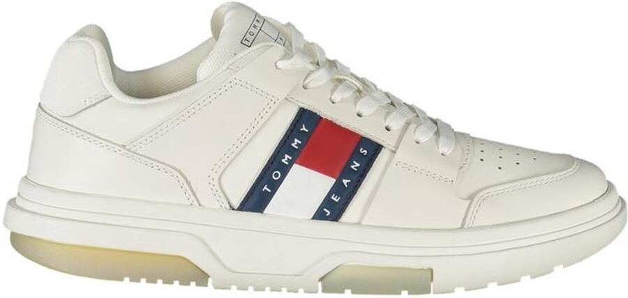 TOMMY JEANS Plateausneakers THE BROOKLYN ELEVATED met zijlogo-embleem vrijetijdsschoen lage schoen veterschoen