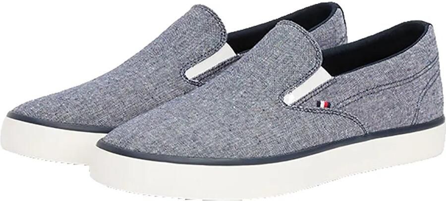 Tommy Hilfiger Slip-on sneakers TH HI VULC LOW SLIP ON CH vrijetijdsschoen instapschoen lage schoen met zij-elastieken - Foto 2