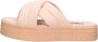 Tommy Hilfiger Tommy Jeans Flatform Sandal Open Teen beige - Thumbnail 1