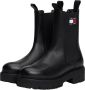 TOMMY JEANS Chelsea-boots TJW URBAN CHELSEA hakken enkellaars instapschoen met stretchinzet - Thumbnail 1