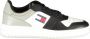 Tommy Hilfiger Zwarte Polyester Sneaker met Contrastdetails Multicolor Heren - Thumbnail 1