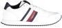 Tommy Hilfiger Plateausneakers RUNNER EVO LTH MIX ESS vrijetijdsschoen halfschoen veterschoen met zijstrepen - Thumbnail 1