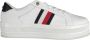 Tommy Hilfiger Plateausneakers TH WEBBING FLATFORM CUPSOLE met strepen opzij - Thumbnail 1