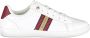 Tommy Hilfiger Witte polyester sneaker - Thumbnail 1
