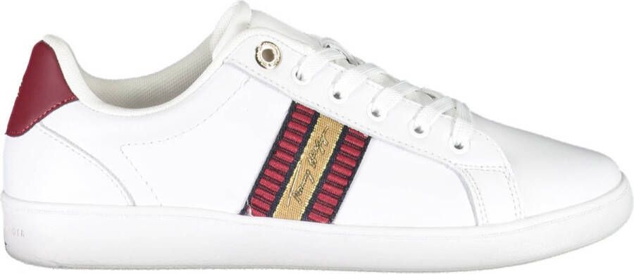 Tommy Hilfiger Witte polyester sneaker