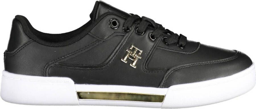 Tommy Hilfiger Zwarte polyester sneaker