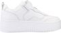 Tommy Jeans Sneakers met plakband en flatform White Dames - Thumbnail 1