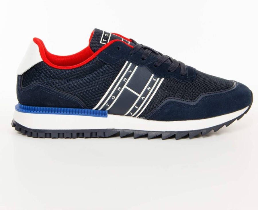 Tommy Hilfiger Moderne Stedelijke Sneakers voor Mannen Blue Heren