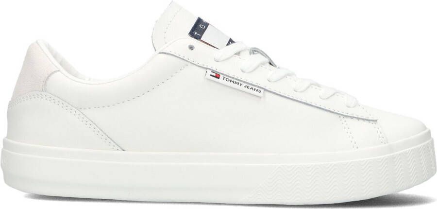 TOMMY JEANS Plateausneakers TJW CUPSOLE SNEAKER ESS met logo-patch op de tong vrijetijdsschoen lage schoen veterschoen - Foto 2