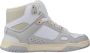 TOMMY JEANS Droid Mid Dames Hoge sneakers Leren Sneaker Dames Grijs - Thumbnail 2