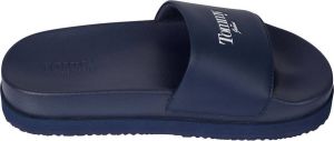 Tommy Jeans Slippers met plateauzool model ' FLATFORM POOL'