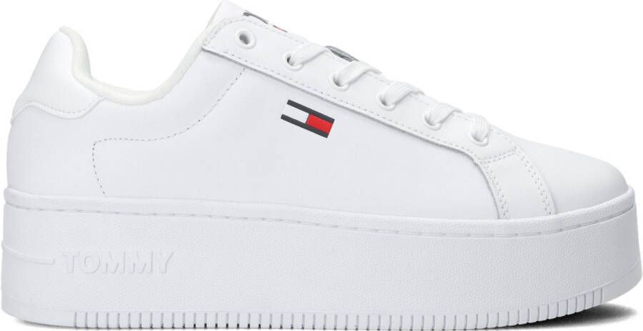 TOMMY JEANS Plateausneakers FLATFORM ESSENTIAL met geborduurd merklabel - Foto 2