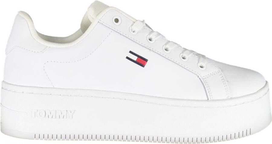 Tommy Hilfiger Witte Essential Platform Sneakers voor Dames White Dames - Foto 3