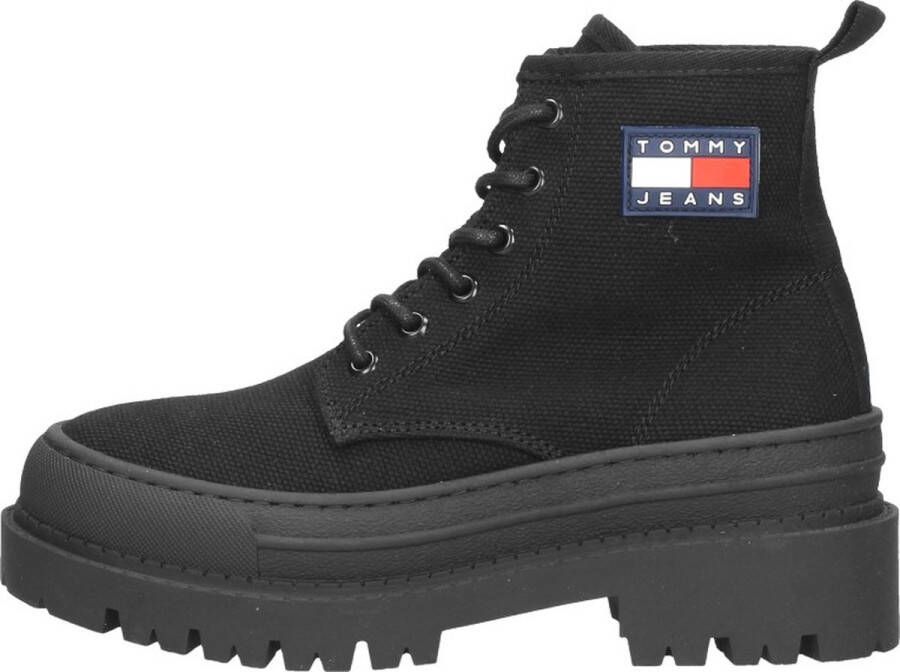 Tommy Jeans Zwarte laarzen voor dames van Tommy Hilfiger Black Dames - Foto 2