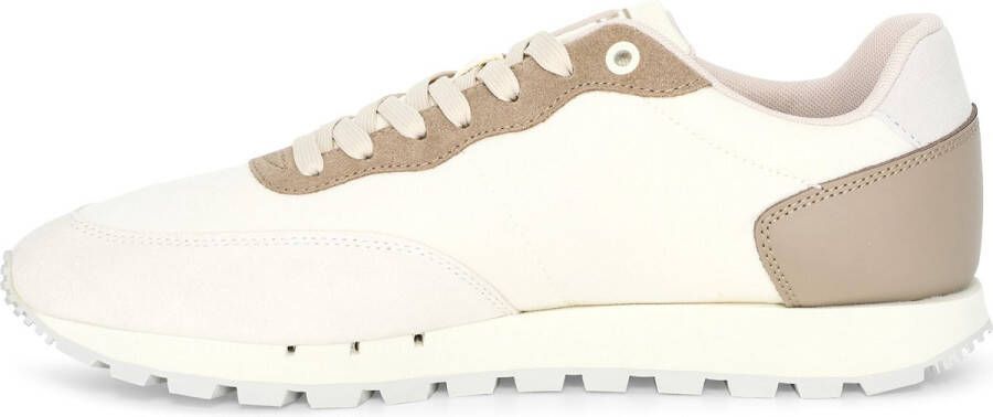 Tommy Hilfiger Leren hardloopschoenen Beige Heren