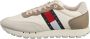 Tommy Hilfiger Leren hardloopschoenen Beige Heren - Thumbnail 1