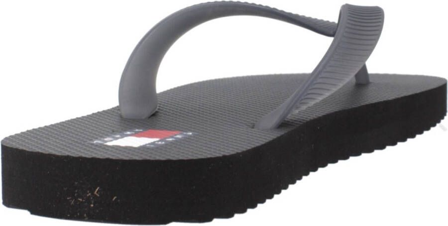 TOMMY JEANS LOGO FLIP FLOP Zwart