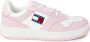 TOMMY HILFIGER Retro Basket wmn Roze Leer Lage sneakers Dames - Thumbnail 1