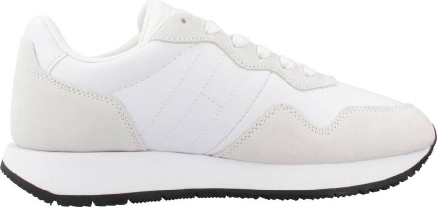 TOMMY JEANS Sneakers met sleehak TJW EVA RUNNER MAT MIX ESS vrijetijdsschoen lage schoen veterschoen met zijlogo-vlag