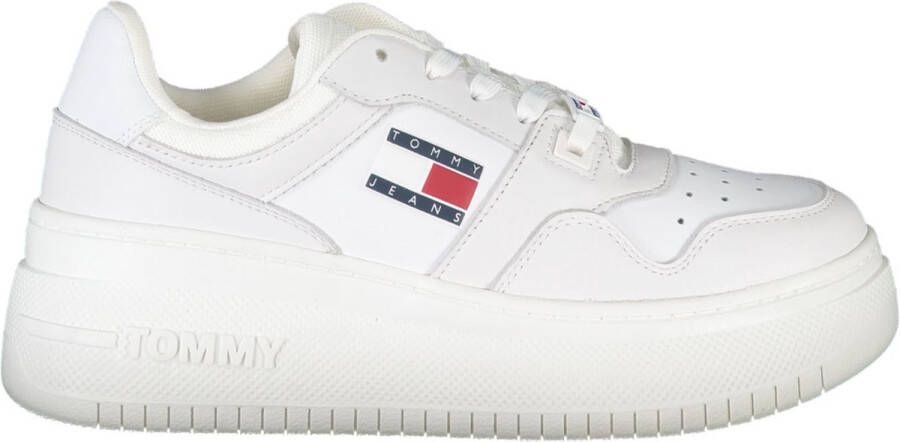 Tommy Jeans Witte Sneakers voor Dames van Tommy Hilfiger White Dames