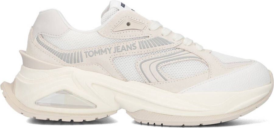 Tommy Jeans Beige Suede Retro Runner Sneakers Beige Dames - Foto 2