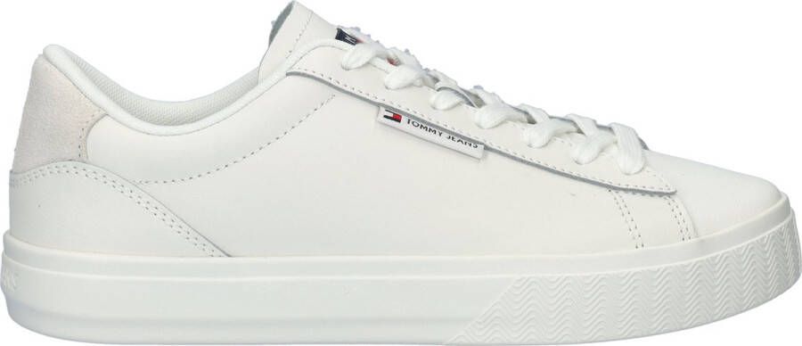 TOMMY JEANS Tommy Hilfiger Cupsole ess dames sneaker Wit