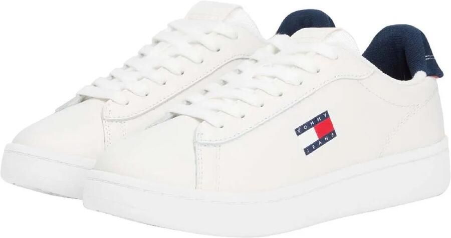 TOMMY JEANS Plateausneakers ARCHIVE' 98 vrijetijdsschoen halfhoge schoen veterschoen met logo op de tong - Foto 2