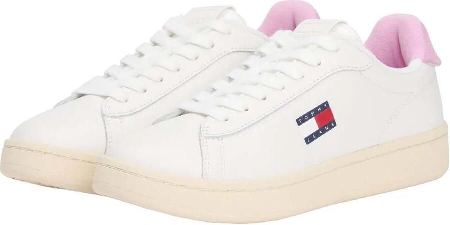 TOMMY JEANS Plateausneakers ARCHIVE' 98 vrijetijdsschoen halfhoge schoen veterschoen met logo op de tong