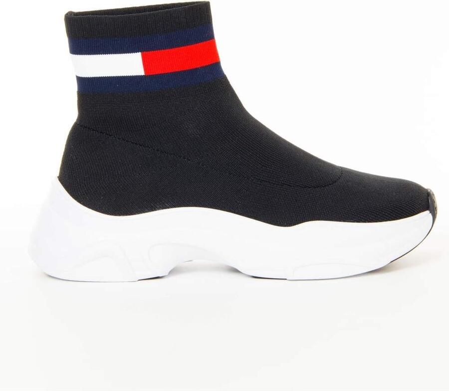 TOMMY JEANS Boots zonder sluiting SOCK BOOT met tommy-strepen