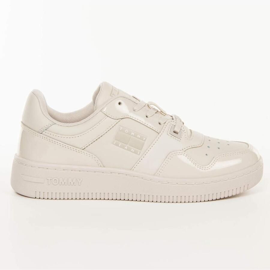 Tommy Hilfiger TJW Retro Basket Sneaker Dames Bleached Stone - Foto 2