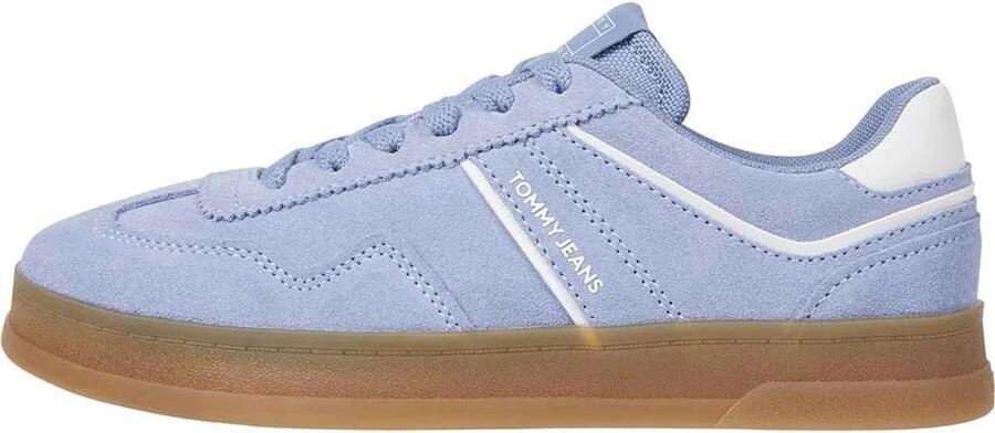 TOMMY JEANS Plateausneakers THE GREENWICH SUEDE vrijetijdsschoen lage schoen veterschoen met gepolsterde schacht
