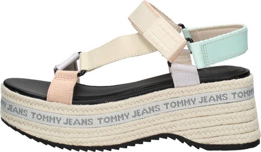 TOMMY JEANS Wedge Sandalen Dames Multi