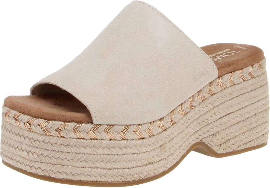TOMS 10020747 Laila Mule Damesschoenen Muiltjes Natuurlijk