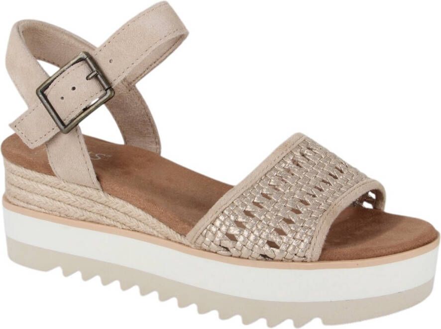 TOMS 10021959 dames sandalen sportief (9) metallic
