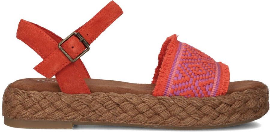 TOMS Abby Sandalen Dames Rood