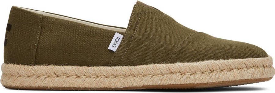 TOMS Shoes ALPARGATA ROPE 2.0 Volwassenen Instappers Groen - Foto 2