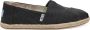 TOMS Alpargata Canvas Zwart Washed Sandaal Dames Zwart - Thumbnail 2