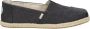 TOMS Zwarte Canvas Espadrilles Classic Alpargata Gray Dames - Thumbnail 2