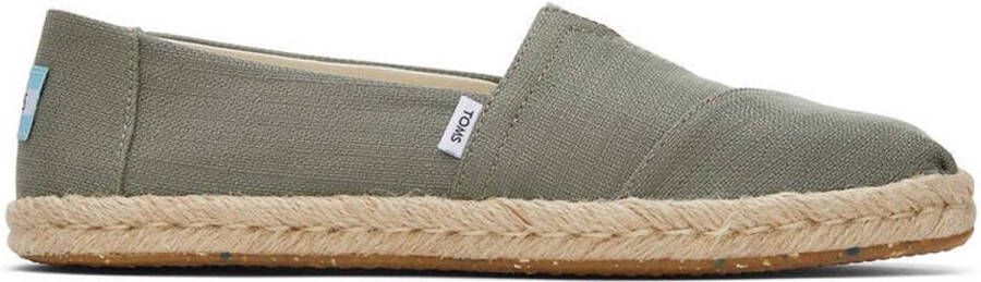 TOMS Dames Alpargata Rope Loafers Groen